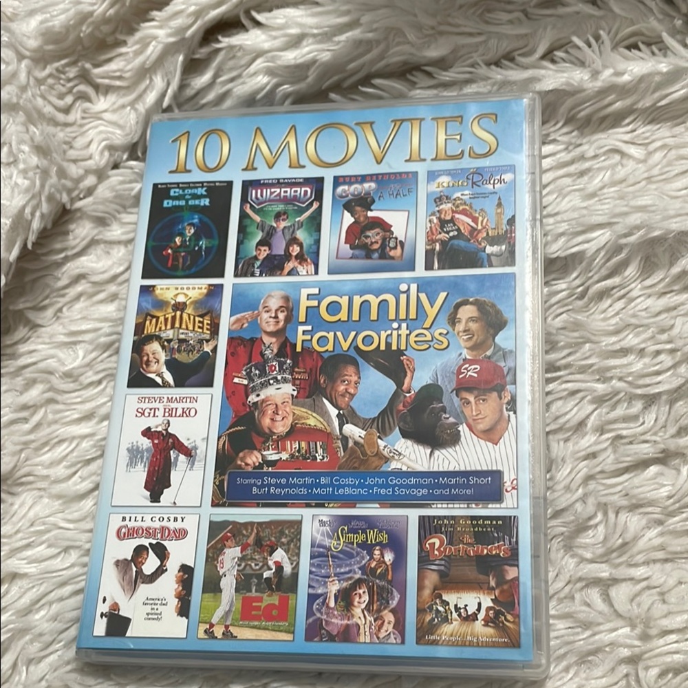 Family Favorites 10 Movie DVD Collection 3 DVD Combo Set
